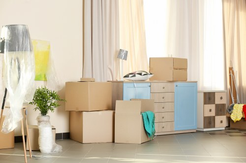 Removal team planning a house move in Cowley