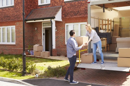 House movers supporting a local move in Cowley