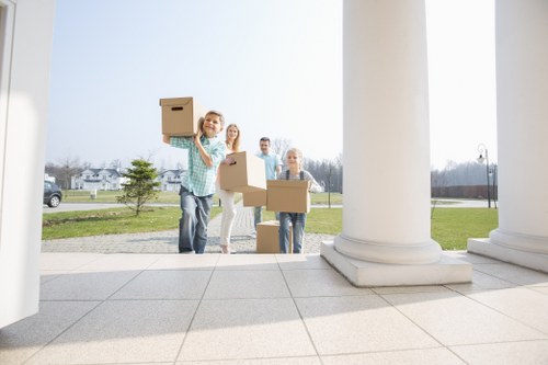 Local movers handling a home or office relocation in Cowley