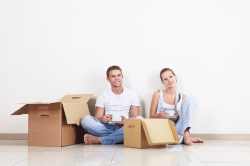 Local van service helping with a flat move in Cowley