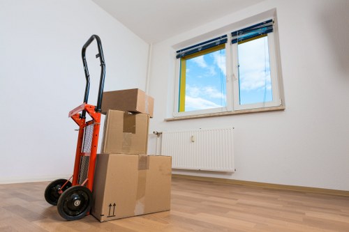 Local moving van serving homes and flats in Cowley