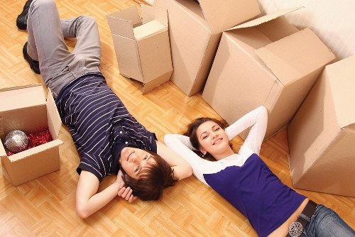 Packing materials and boxes prepared for removals in Cowley