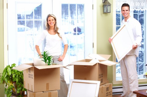 Local removal team handling a move in Cowley with access challenges