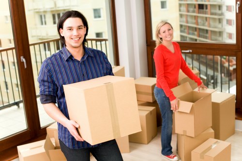 Commercial moving support for an office relocation near Cowley